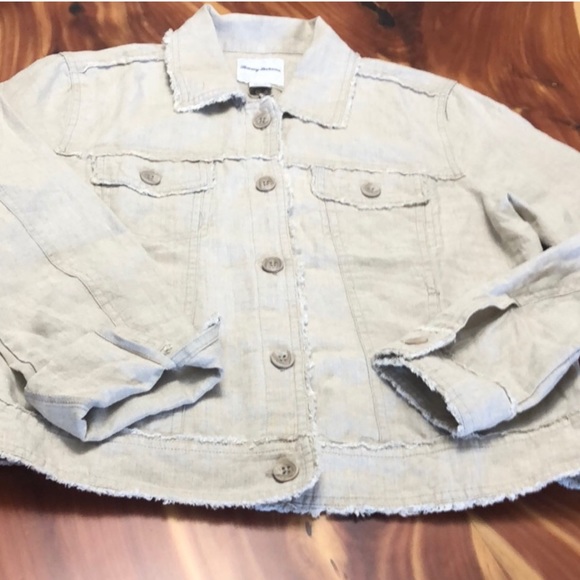 Tommy Bahama Two Palms Linen Raw-Edge Jacket - Picture 13 of 16